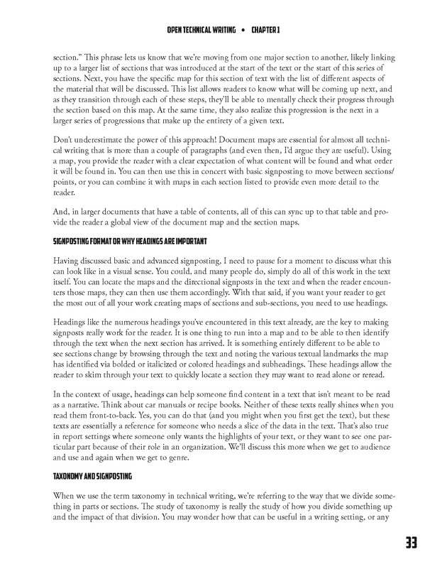 Open Technical Writing - New Page